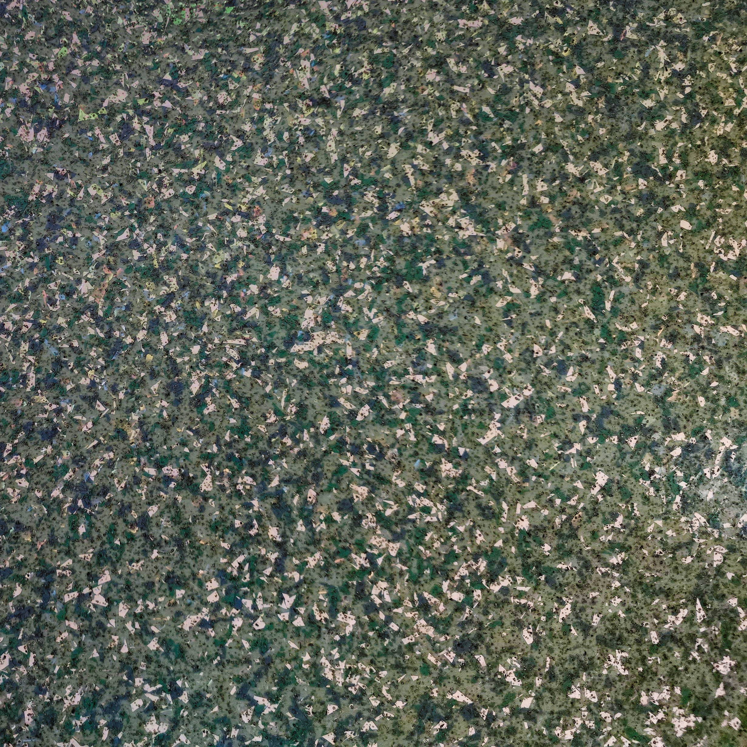 Gray flake epoxy at an Irving home